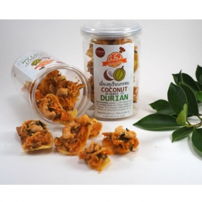 เมี่ยงทุเรียนอบกรอบ